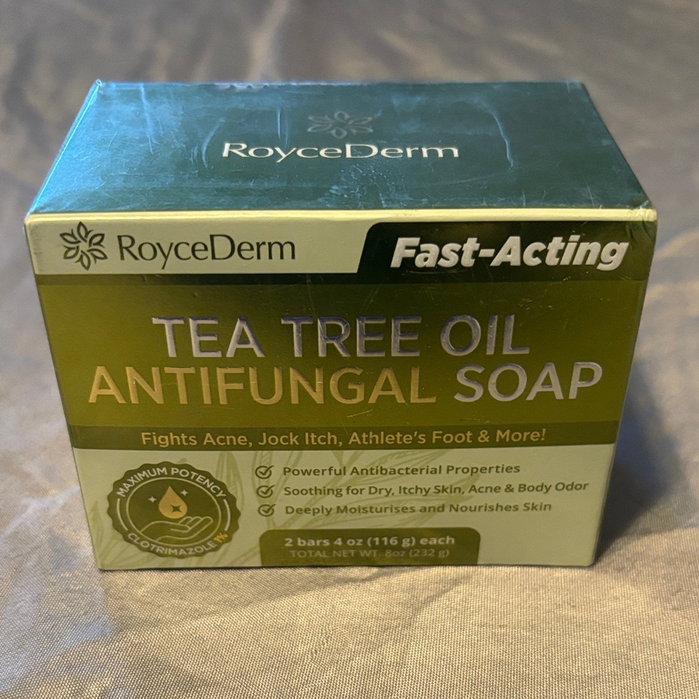 Tea Tree Oil Antifungal Soap - Fast-Acting Green
